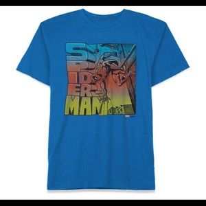 😎 Boys Spider-Man blue shirt